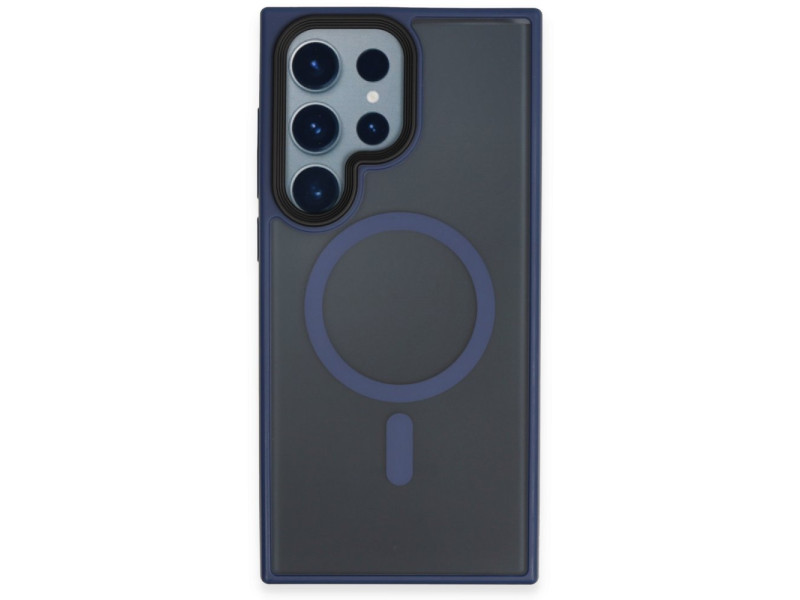 Newface Samsung Galaxy S23 Ultra Kılıf Trex Magneticsafe Kapak - Lacivert