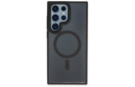Newface Samsung Galaxy S23 Ultra Kılıf Trex Magneticsafe Kapak - Siyah