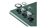 Newface Samsung Galaxy S23 Ultra Valdez Metal Kamera Lens - Koyu Yeşil