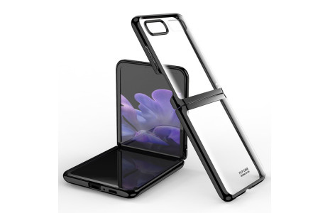 Newface Samsung Galaxy Z Flip 3 Kılıf Fold Element Kapak - Siyah