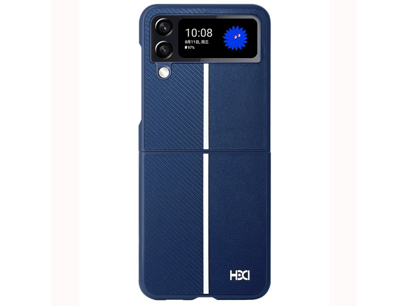 HDD Samsung Galaxy Z Flip 4 Kılıf HBC-155 Lizbon Kapak - Lacivert