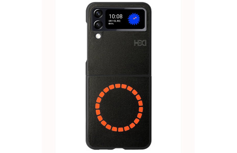 HDD Samsung Galaxy Z Flip 4 Kılıf HBC-156 Forum Magneticsafe Kapak - Siyah