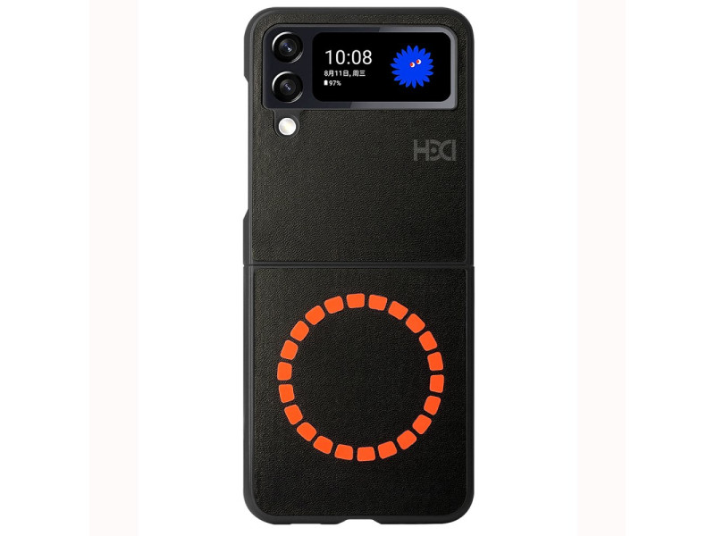 HDD Samsung Galaxy Z Flip 4 Kılıf HBC-156 Forum Magneticsafe Kapak - Siyah