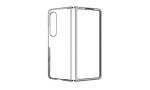 Newface Samsung Galaxy Z Fold 3 Kılıf Fold Element Kapak - Gümüş