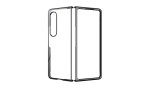 Newface Samsung Galaxy Z Fold 3 Kılıf Fold Element Kapak - Siyah