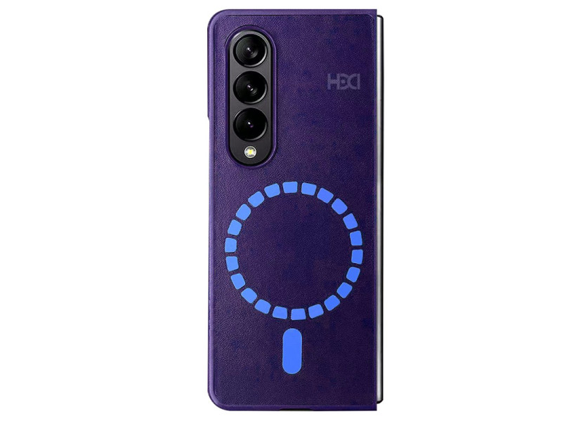 HDD Samsung Galaxy Z Fold 3 Kılıf HBC-156 Forum Magneticsafe Kapak - Derin Mor