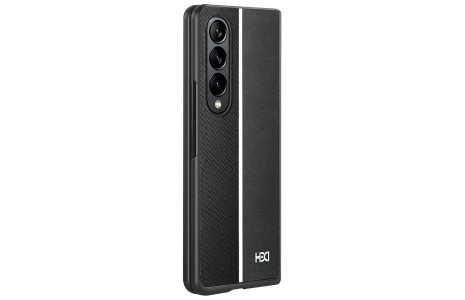 HDD Samsung Galaxy Z Fold 4 Kılıf HBC-155 Lizbon Kapak - Siyah