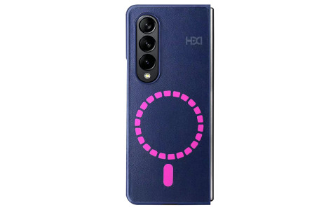 HDD Samsung Galaxy Z Fold 4 Kılıf HBC-156 Forum Magneticsafe Kapak - Lacivert