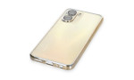 Newface Vivo Y16 Kılıf Razer Lensli Silikon - Gold
