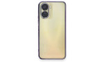Newface Vivo Y16 Kılıf Razer Lensli Silikon - Mor