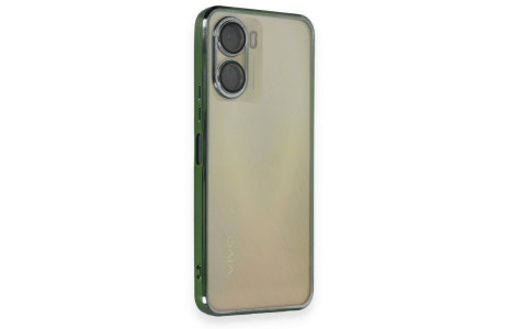 Newface Vivo Y16 Kılıf Razer Lensli Silikon - Yeşil