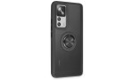 Newface Xiaomi Mi 12T Pro Kılıf Montreal Yüzüklü Silikon Kapak - Siyah