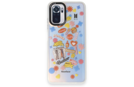 Newface Xiaomi Poco M5s Kılıf Estoril Desenli Kapak - Estoril - 16