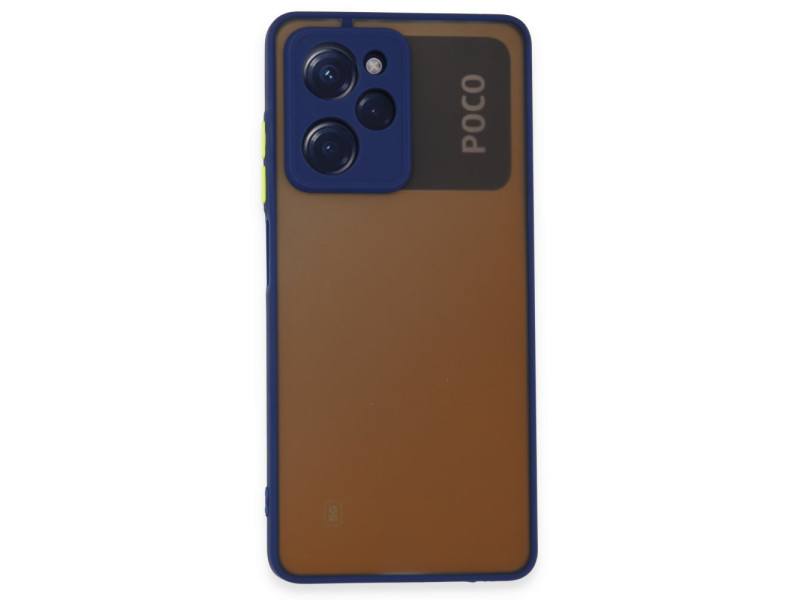 Newface Xiaomi Poco X5 Pro 5G Kılıf Montreal Silikon Kapak - Lacivert