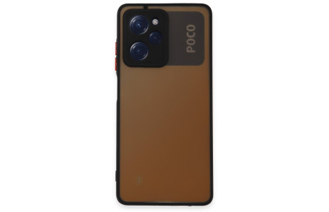 Newface Xiaomi Poco X5 Pro 5G Kılıf Montreal Silikon Kapak - Siyah