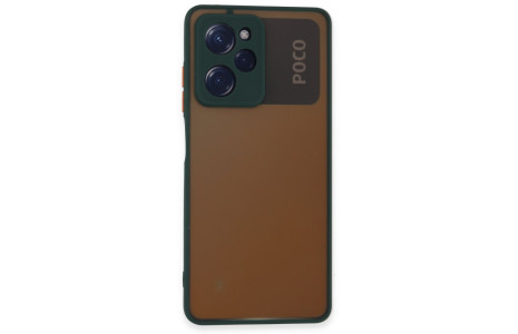 Newface Xiaomi Poco X5 Pro 5G Kılıf Montreal Silikon Kapak - Yeşil