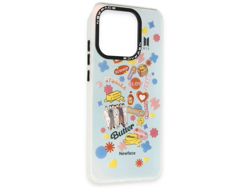 Newface Xiaomi Redmi 10C Kılıf Estoril Desenli Kapak - Estoril - 16