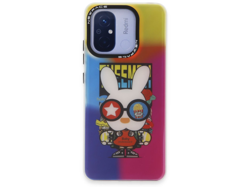 Newface Xiaomi Redmi 12C Kılıf Estoril Desenli Kapak - Estoril - 10