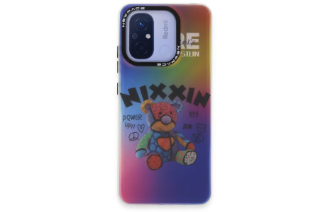 Newface Xiaomi Redmi 12C Kılıf Estoril Desenli Kapak - Estoril - 11