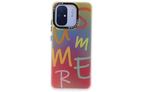 Newface Xiaomi Redmi 12C Kılıf Estoril Desenli Kapak - Estoril - 3
