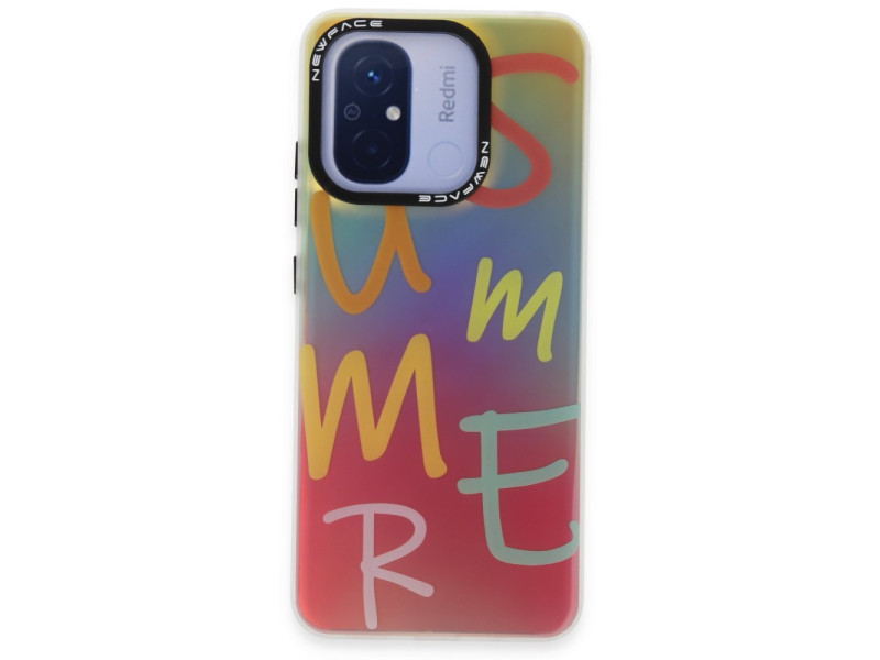 Newface Xiaomi Redmi 12C Kılıf Estoril Desenli Kapak - Estoril - 3