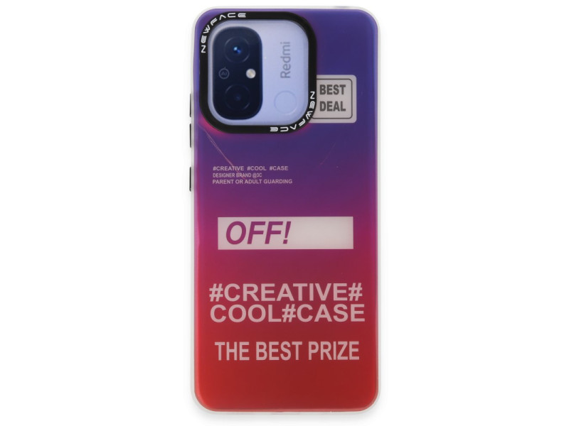 Newface Xiaomi Redmi 12C Kılıf Estoril Desenli Kapak - Estoril - 9