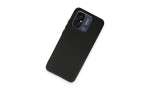 Newface Xiaomi Redmi 12C Kılıf First Silikon - Siyah