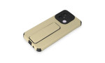 Newface Xiaomi Redmi 12C Kılıf Mega Standlı Silikon - Gold