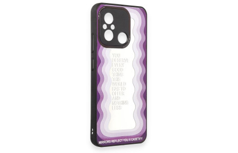 Newface Xiaomi Redmi 12C Kılıf Mirror Desenli Kapak - Mirror - 5