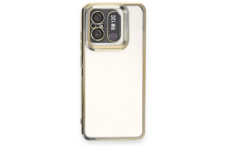 Newface Xiaomi Redmi 12C Kılıf Slot Silikon - Gold