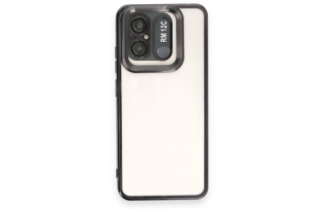 Newface Xiaomi Redmi 12C Kılıf Slot Silikon - Siyah