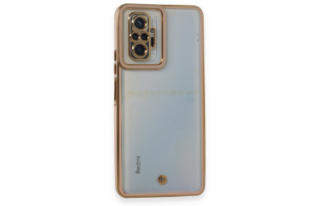 Newface Xiaomi Redmi Note 10 Pro Kılıf Liva Lens Silikon - Pudra