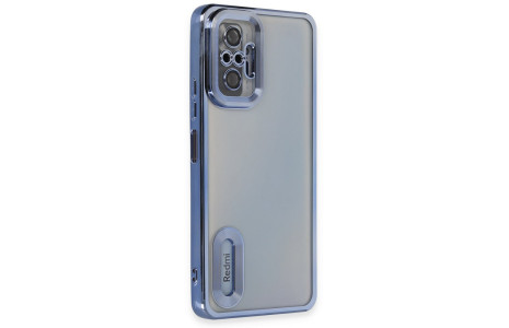 Newface Xiaomi Redmi Note 10 Pro Kılıf Slot Silikon - Sierra Blue