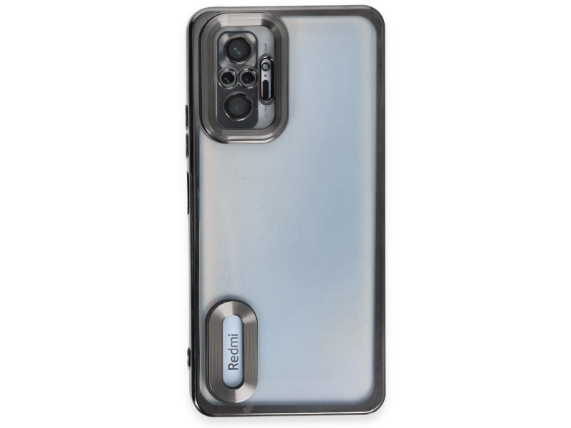 Newface Xiaomi Redmi Note 10 Pro Kılıf Slot Silikon - Siyah