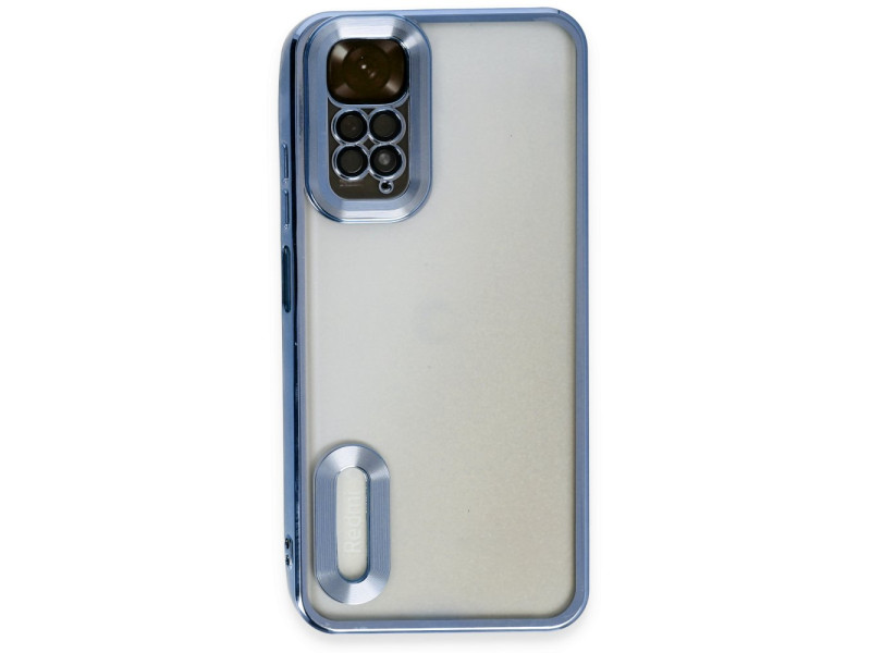 Newface Xiaomi Redmi Note 11 Kılıf Slot Silikon - Sierra Blue