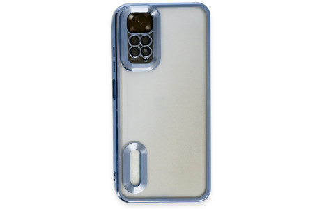 Newface Xiaomi Redmi Note 11S Kılıf Slot Silikon - Sierra Blue