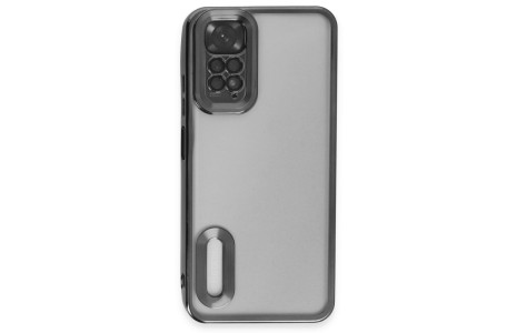 Newface Xiaomi Redmi Note 11S Kılıf Slot Silikon - Siyah