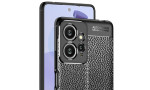Newface Xiaomi Redmi Note 12 4G Kılıf Focus Derili Silikon - Lacivert