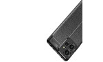 Newface Xiaomi Redmi Note 12 4G Kılıf Focus Derili Silikon - Lacivert