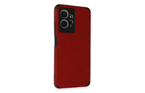 Newface Xiaomi Redmi Note 12 4G Kılıf Loop Deri Silikon - Kırmızı