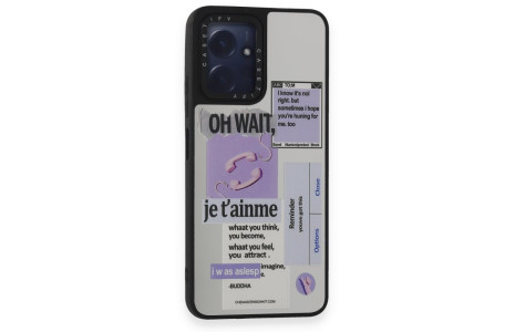 Newface Xiaomi Redmi Note 12 4G Kılıf Mirror Desenli Kapak - Mirror - 4
