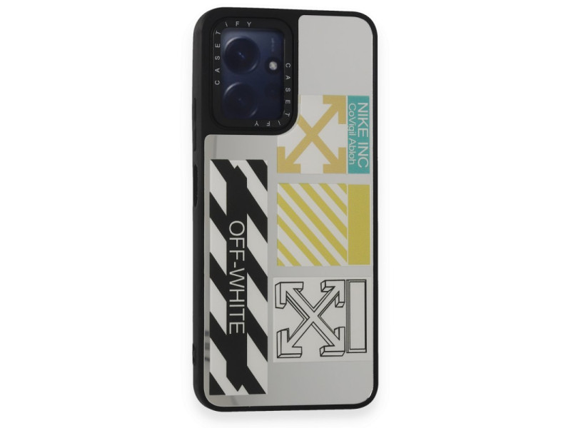 Newface Xiaomi Redmi Note 12 4G Kılıf Mirror Desenli Kapak - Mirror - 6