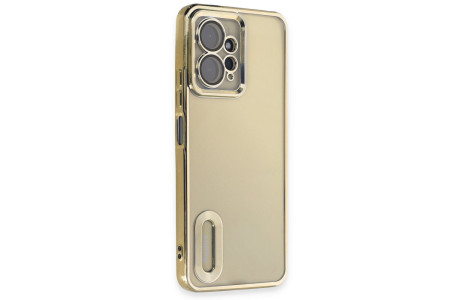 Newface Xiaomi Redmi Note 12 4G Kılıf Slot Silikon - Gold