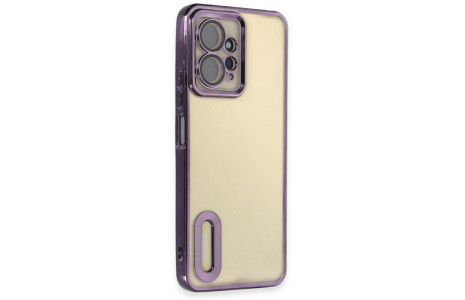 Newface Xiaomi Redmi Note 12 4G Kılıf Slot Silikon - Mor