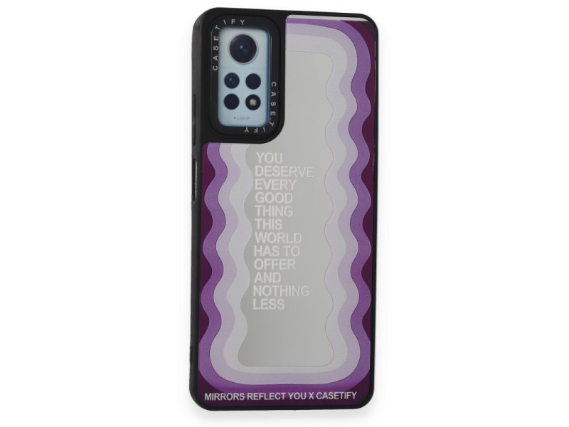 Newface Xiaomi Redmi Note 12 Pro 4G Kılıf Mirror Desenli Kapak - Mirror - 5