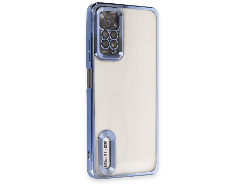 Newface Xiaomi Redmi Note 12 Pro 4G Kılıf Slot Silikon - Sierra Blue