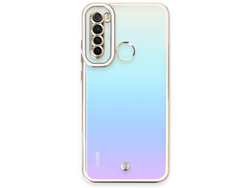 Newface Xiaomi Redmi Note 8 Kılıf Liva Lens Silikon - Beyaz