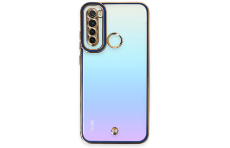 Newface Xiaomi Redmi Note 8 Kılıf Liva Lens Silikon - Mavi