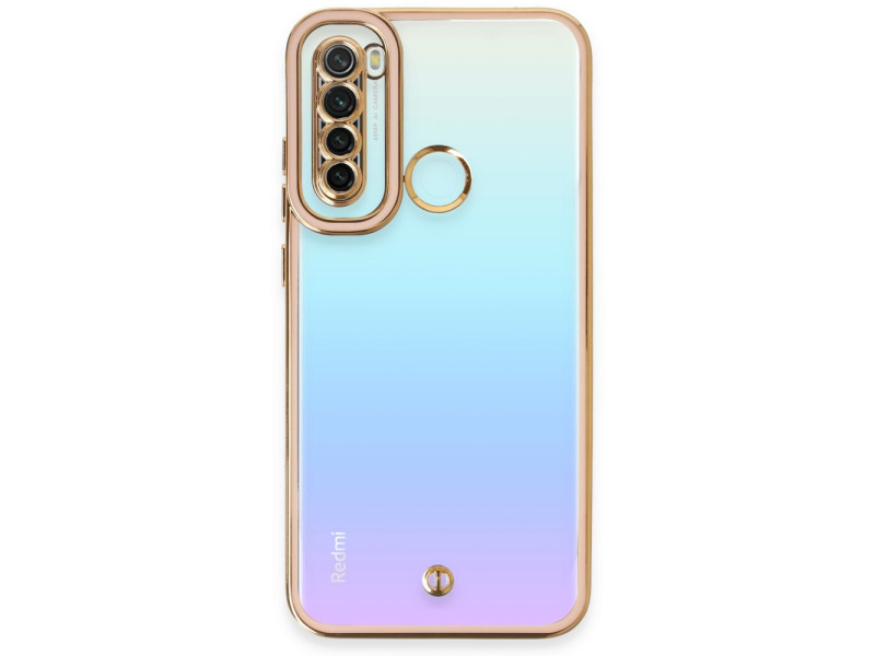 Newface Xiaomi Redmi Note 8 Kılıf Liva Lens Silikon - Pudra