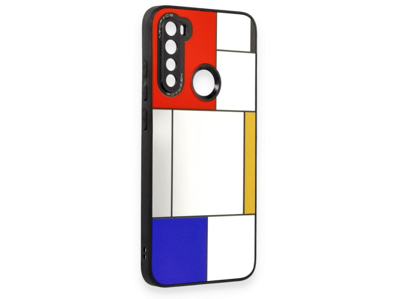 Newface Xiaomi Redmi Note 8 Kılıf Mirror Desenli Kapak - Mirror - 9